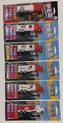 PEZ * (6) Ace Hardware Truck Dispensers * from 2010,2013,2017,2020,2024 & 2025