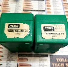 Rcbs Trim pro Case Trimmer Gauge #1 & 6