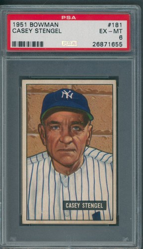 1951 Casey Stengel #181