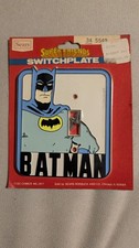 NIB! Vintage Batman Light Switch Cover DC Comics 1977 very rare! 