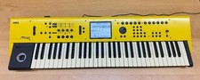 Korg M50 61 Key Synthesizer Workstation Rare Yellow Left ChannelOnly Sound As-Is