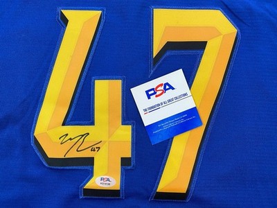 SEATTLE MARINERS- MATT BRASH AUTOGRAPH #47 CITY CONNECT NIKE