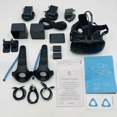 HTC Vive VR Headset Complete Set Full Kit System Virtual Reality