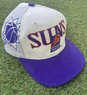Vintage RARE 90 s Phoenix Suns Snapback Hat Sports Specialties Shadow Script 