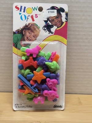 Show Offs Goody Brand 18 Barretts/Evillas #78174 Per Box (1996 VTG)