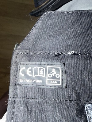 FLM Motorradlederjacke Größe 42 schwarz/weiß