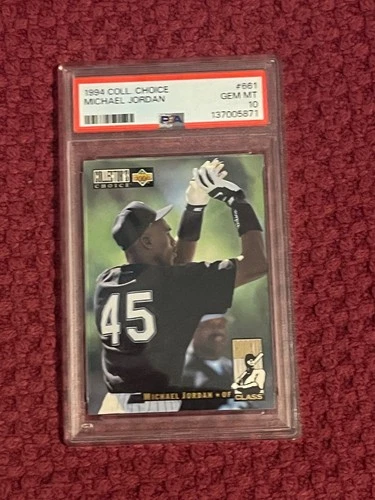 1994 Upper Deck Collector's Choice Rookie Class Michael Jordan #661 PSA 10