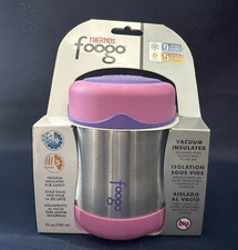 Thermos Foogo Vacuum Insulated Stainless Steel 10-Ounce Food Jar, Pink Purple