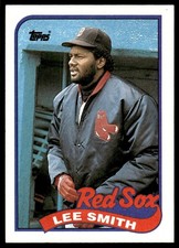 1989 Topps Lee Smith Boston Red Sox #760