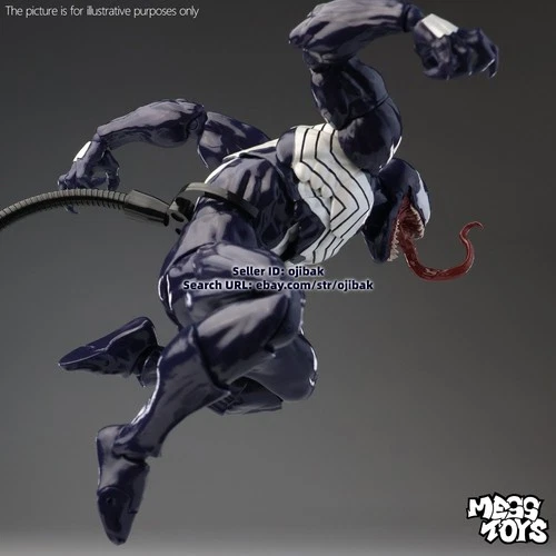 Mess Toys Venom Lethal Neighbor 1/12 Spider-Man Symbiote Action Figure US STOCK image 20