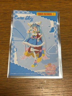 Cure Sky Visual Card  Tower Records Cafe Bonus / Limited Edition, Japanese text