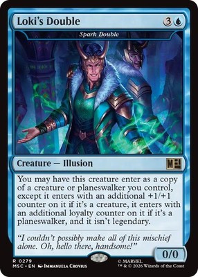 NM - Loki's Double - Spark Double MSC - 279 Commander: Marvel Super Heroes