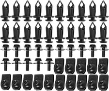 35PCS Engine Under Cover Splash Shield Guard Body Bolts, Bumper Fender Liner Pus