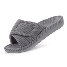 Women's Adjustable Orthopedic Slippers Fluffy Open Toe Arch Support Sandals