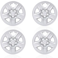 For 2006-2012 Toyota Rav4 With 17 Inch Wheels 4x Wheel Skins Hub Caps Silver