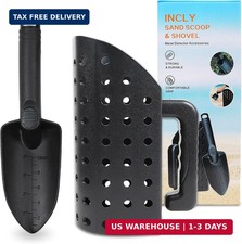 Sand Scoop for Metal Detecting, Metal Detector Tools Heavy Duty Digging Shovel a