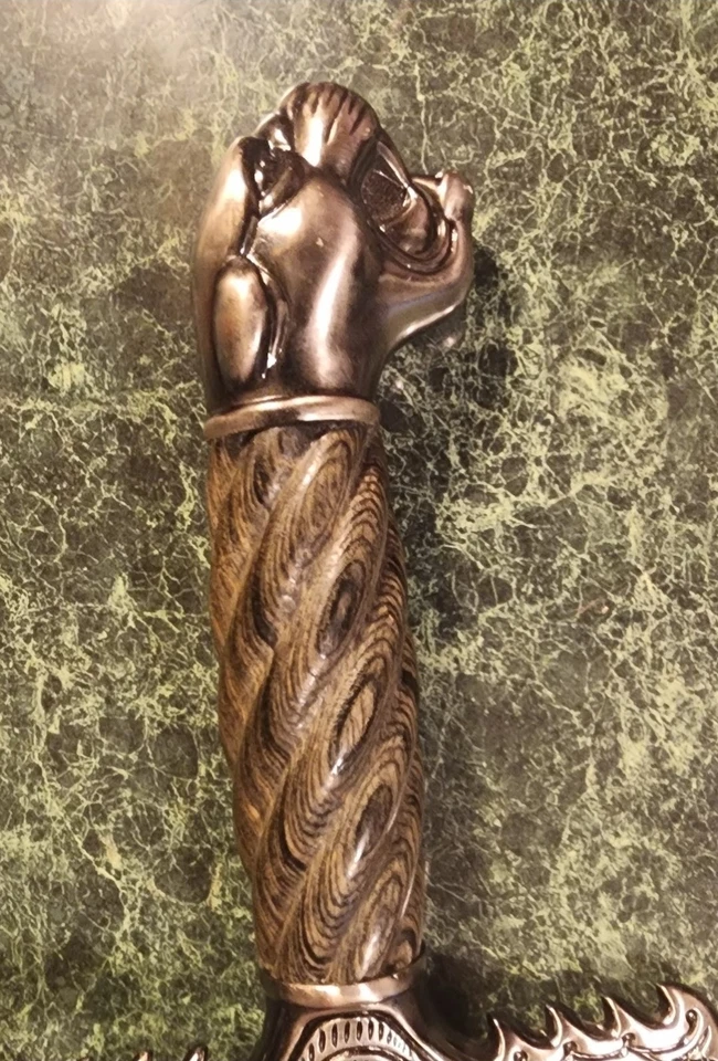 Cuchillo Bowie Pantera Diseño Personalizado Jim Frost 20" Largo con Funda en Caja Foto 3 de 4