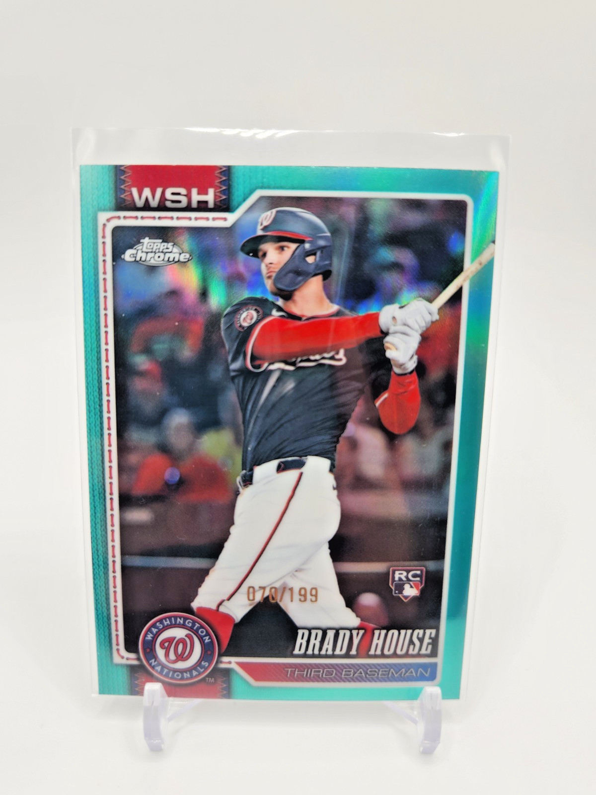 2026 Topps Chrome Brady House 189 Refractor Aqua /199