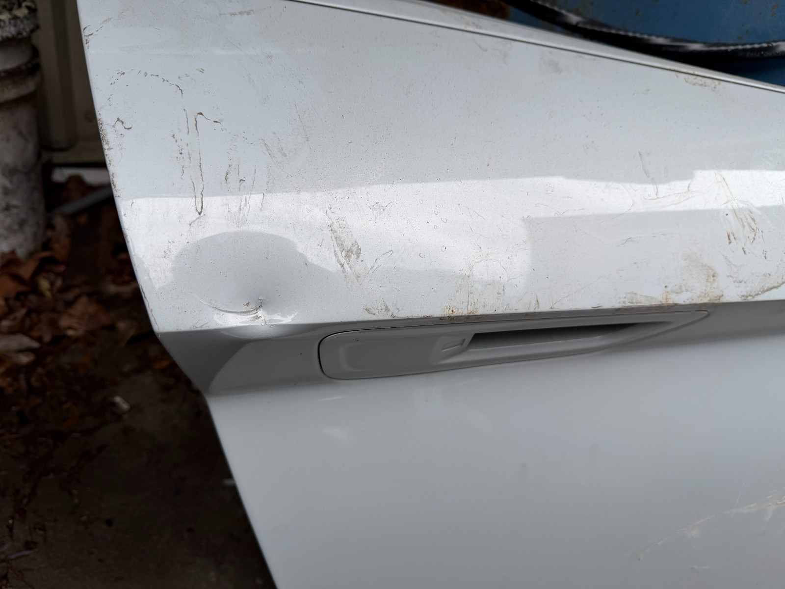 2017 - 2023 AUDI R8 SPYDER PASSENGER RIGHT RH SIDE DOOR WHITE *DAMAGE*