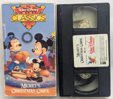 Walt Disney Mini Classics Mickeys Christmas Carol VHS, 1994