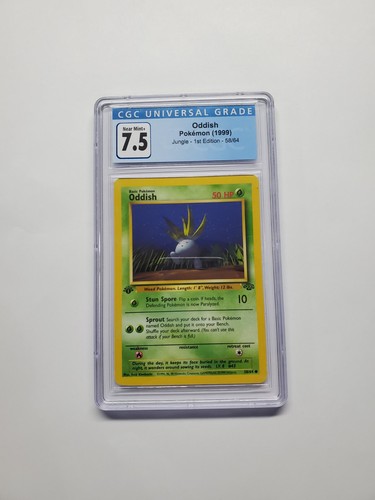 Oddish (1st Edition) graded CGC 7.5 for sale on eBay