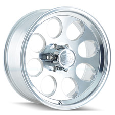 16x8 Ion 171 5x114.3 -5 Polished Wheels Rims Set4 83.82