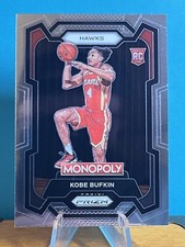 2023-24 Panini Prizm Monopoly #6 Kobe Bufkin RC Rookie Hawks