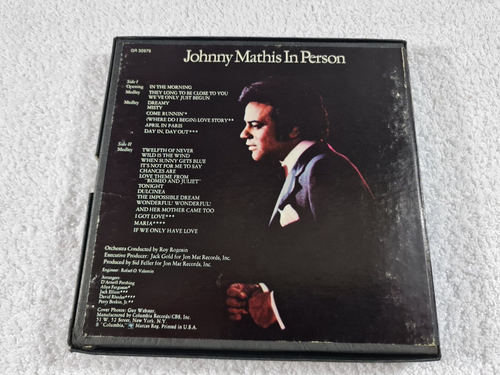 Johnny Mathis- In Person Reel-To-Reel Tape - Imagen 3 de 5