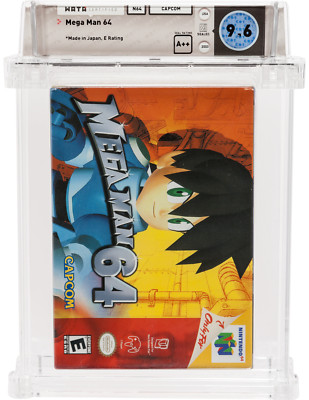 Mega Man 64 - GRADED WATA 9.6 A++ Sealed New - Nintendo 64 N64
