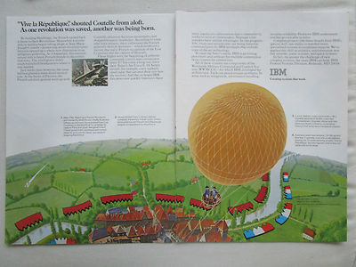 1/1980 PUB IBM MAUBEUGE MAI 1794 JMJ MESSER BALLON BALLON E-3A SENTRY AD