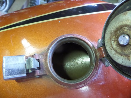 1973 '74 YAMAHA Tx500 Tx 500 Gas Tank Excellent Condition - Picture 7 of 7