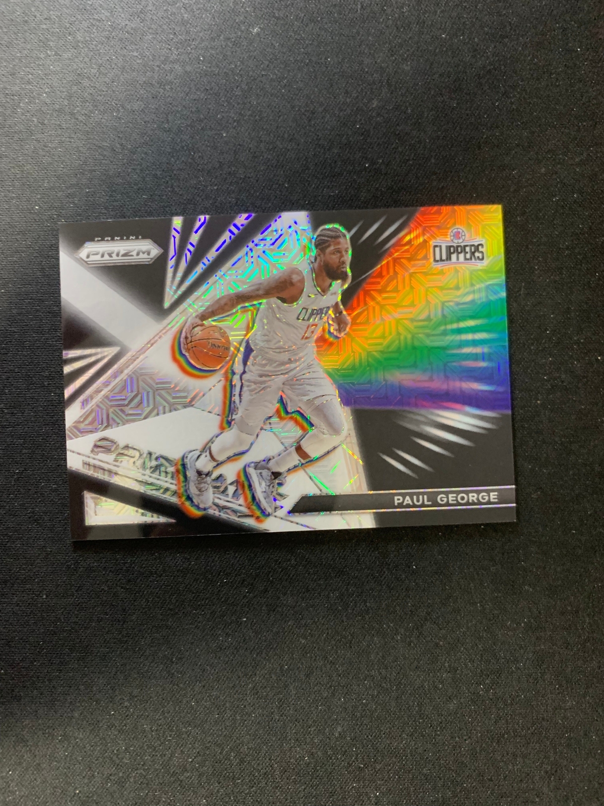 2021-22 Panini Prizm Prizmatic mojo Prizm 18/25  #13 Paul George