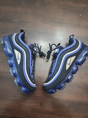 Nike Air Vapormax '97 GS Black Persian Violet BV1153-001 Sz 6Y Men's Women's