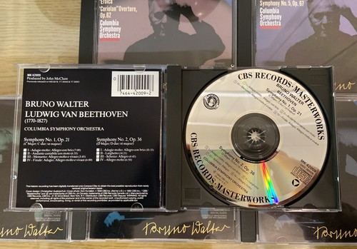 6 CD Lot- BRUNO WALTER – BEETHOVEN Symphonies nos.1-9– VG To Like New - Bild 4 von 6