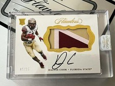 Dalvin Cook Florida State Seminoles Fsu - Flawless Rookie Auto /25