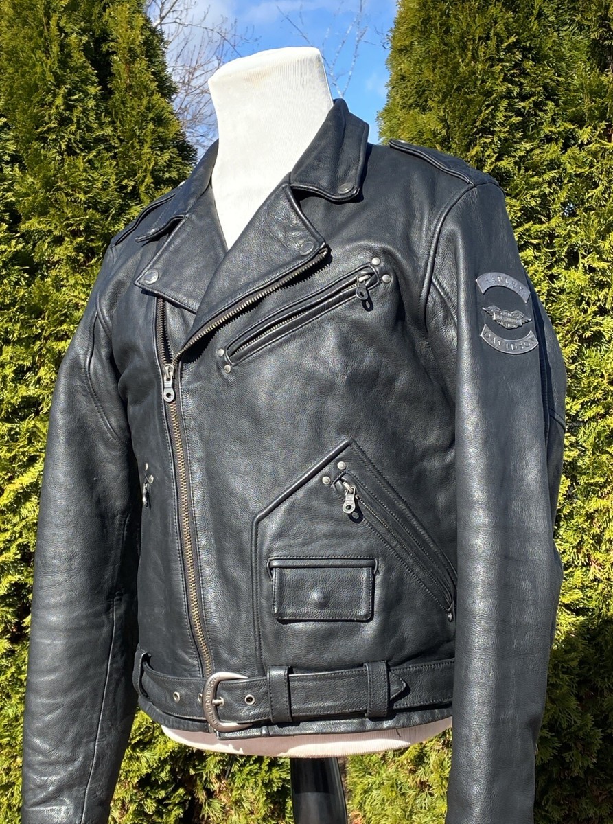 Harley-Davidson Men CRUISER II Leather Jacket Black Embossed Harley-Davidson Men CRUISER II Leather Jacket Black Embossed