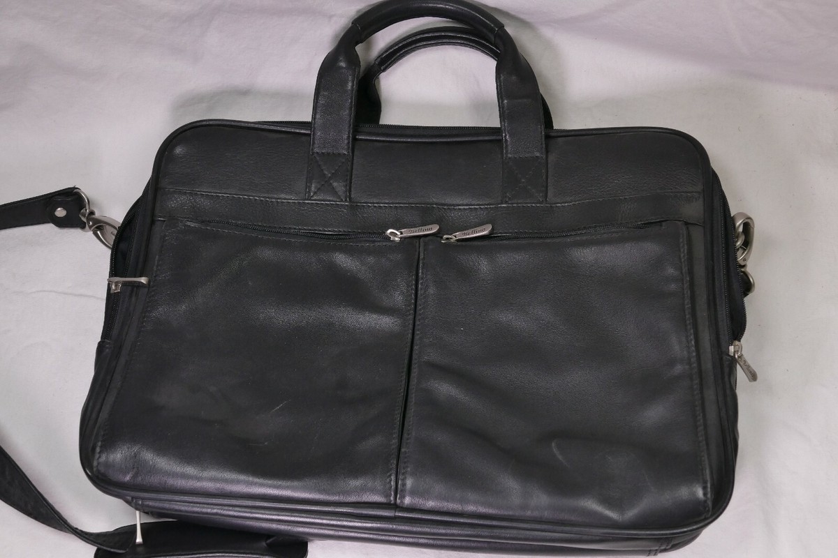 bellino leather laptop backpack - The Belluno - Shark Grey Calf Leather weave nylon and rich Napa leather Preferred Nation - Your preferred