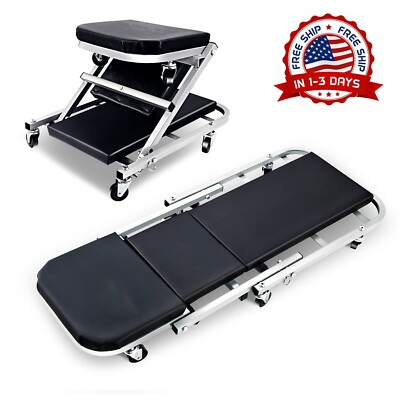 Cama Para Mecanico Con Ruedas Camilla De Trabajos Mecanicos Taller Autos Carros