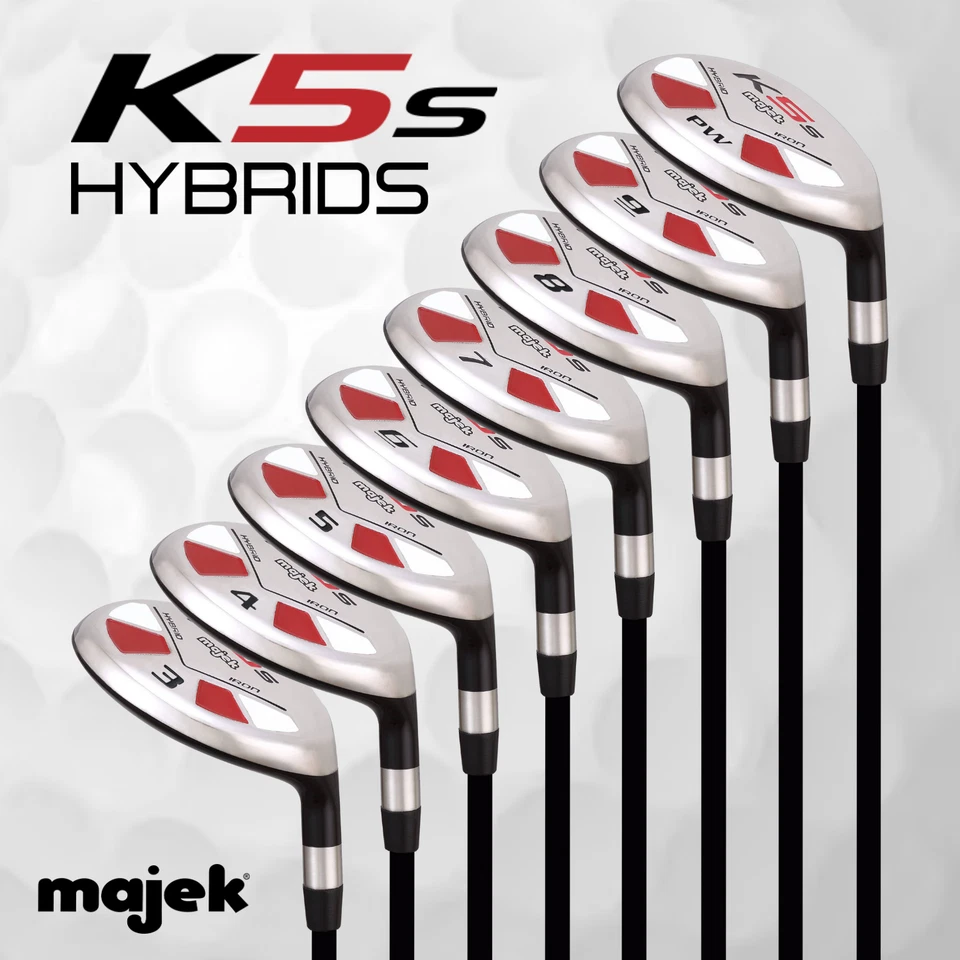 Senior Mens Majek Golf All True Hybrid Full Set 3-PW Senior A Flex Utility Clubs - Image 2 of 4