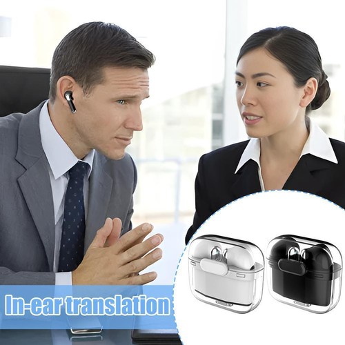 Language Translator Earphones BT 5'3 144 Languages Earphone' Translator M3C N1W9 - Zdjęcie 9 z 21