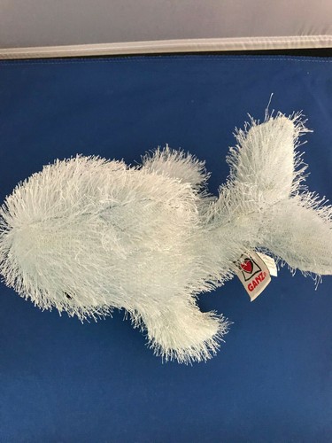 Webkinz NO CODE FUZZY Blue Whale 9" Plush Stuffed Animal Toy - Picture 2 of 5