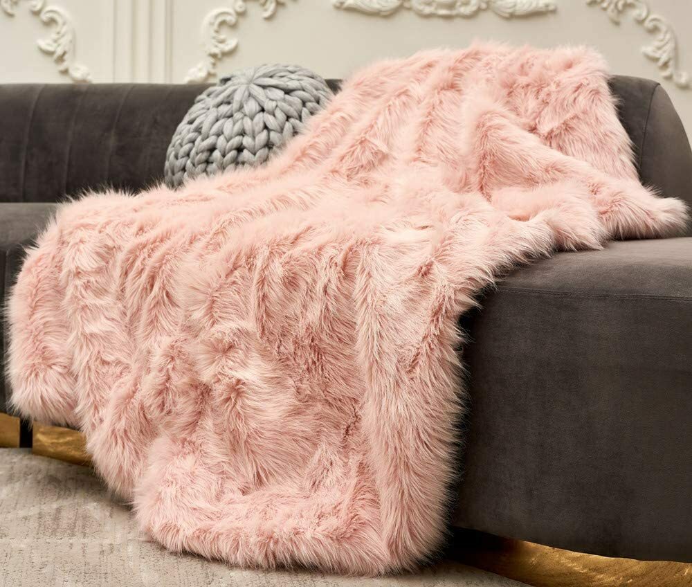 Fur Blanket-Pink Fur Blanket-Pink