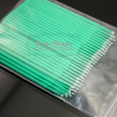 1000 PCS Blue Dental Disposable Micro Applicator Brush Bendable