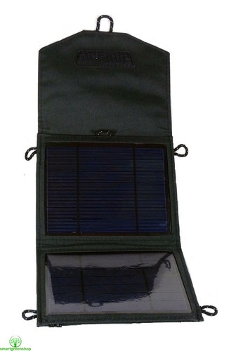 POWERplus Tiger Pliable Compact solar Panneau Chargeur USB 5V & 12V Dc Sortie - Photo 4 sur 7
