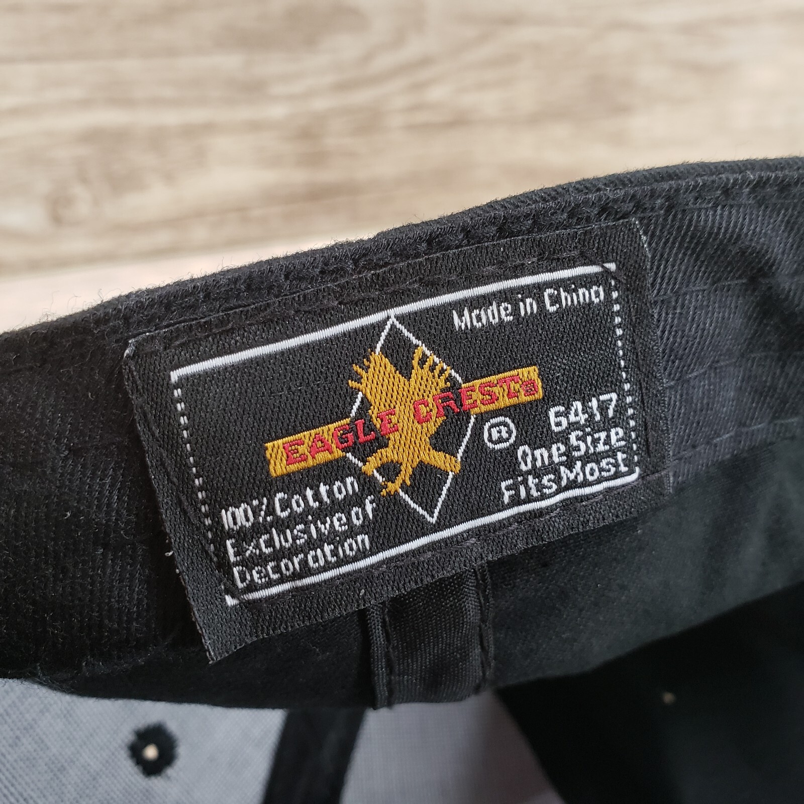 Eagle Crest Tactical Hat Cap Navy Patch Black Cot… - image 8