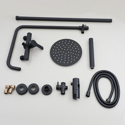 Shower Faucet Set Rainfall Head Hand spray Mixer Wall Mounte - Bild 2 von 34