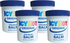Icy Hot Original Pain Relieving Balm 3.5-Ounce - Pack of 4 Jars