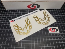 Firebird Decals (2pk) Retro Pillar Window Stickers Fits Pontiac Trans Am Formula