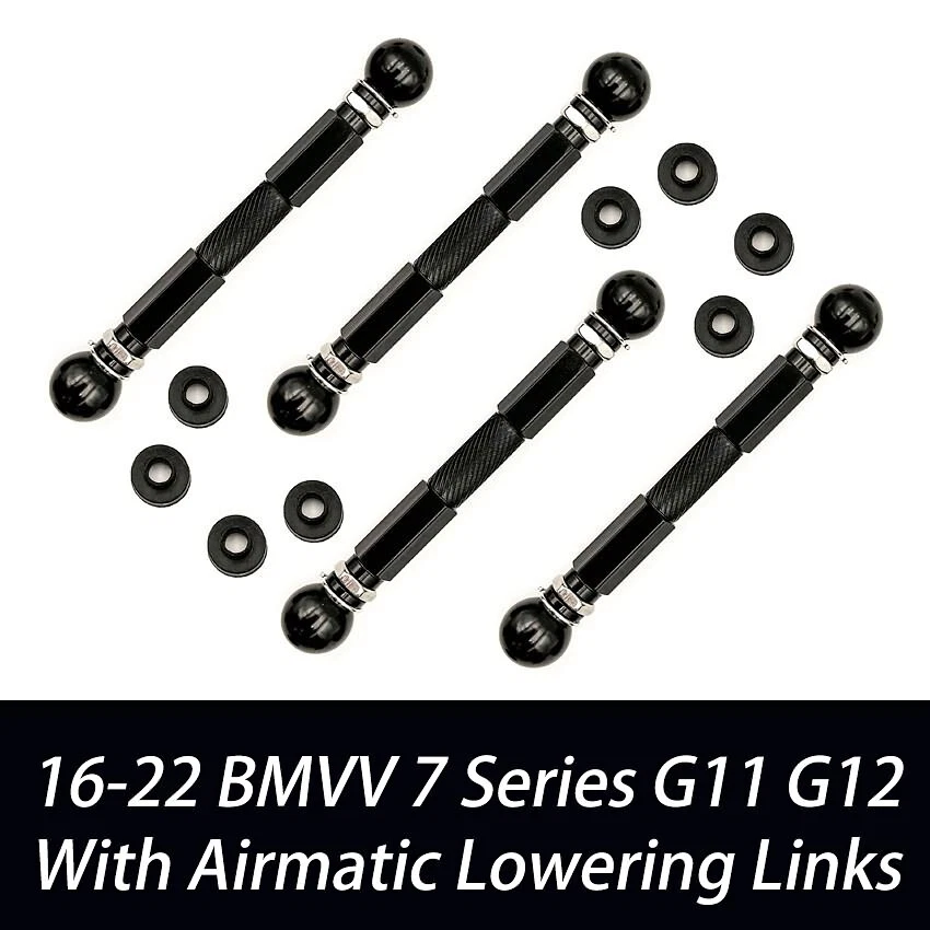 FOR BMW 7 SERIES 730 740 750 760 G10 G11 G12 AIR SUSPENSION LOWERING KIT LINKS - Image 2 of 4
