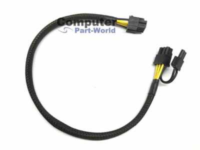 8pin to 6+2pin Power Cable for T5600 and GPU card 35cm #E10
